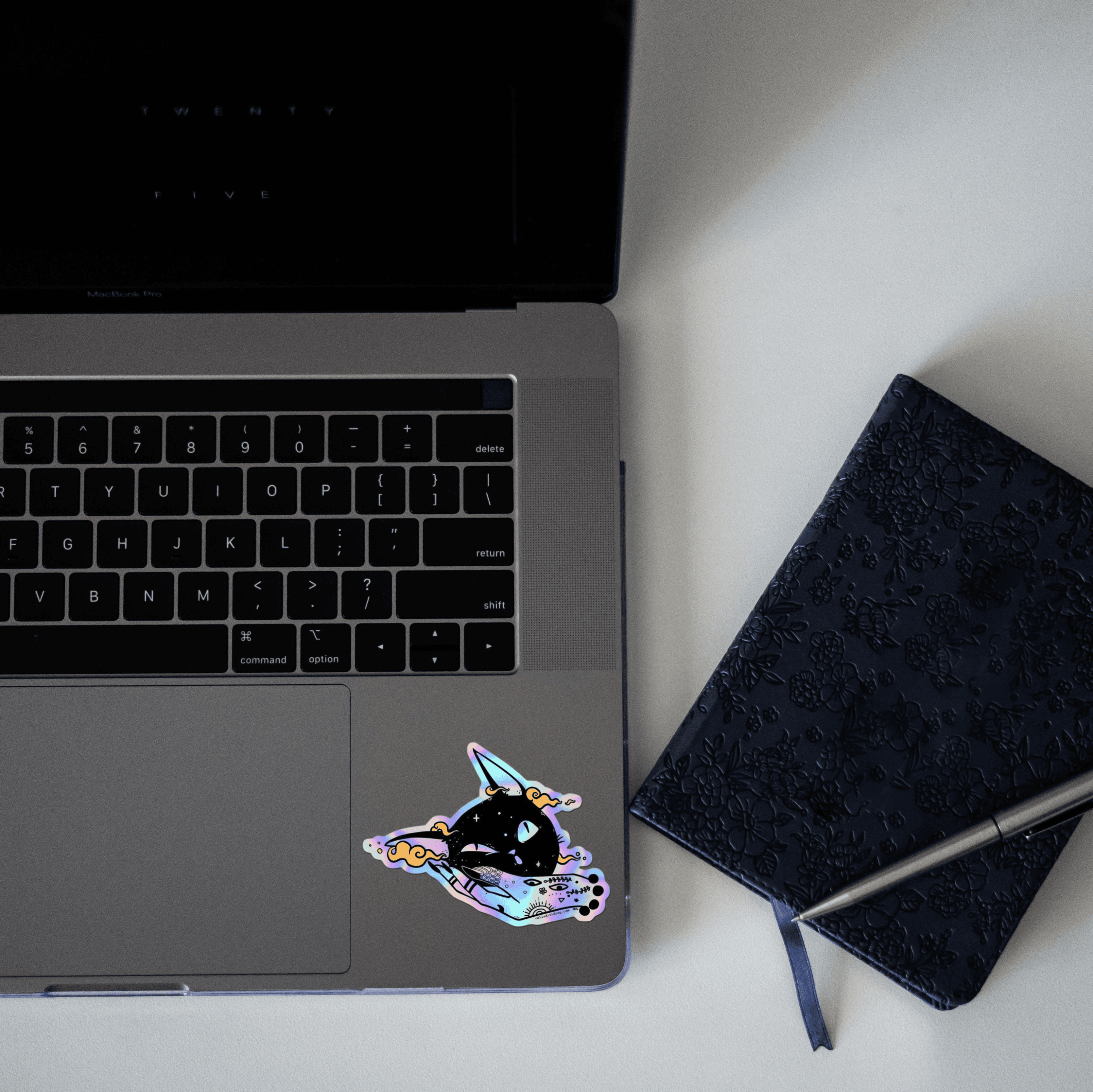 Squish Cat Head Sticker - sticckiz.com