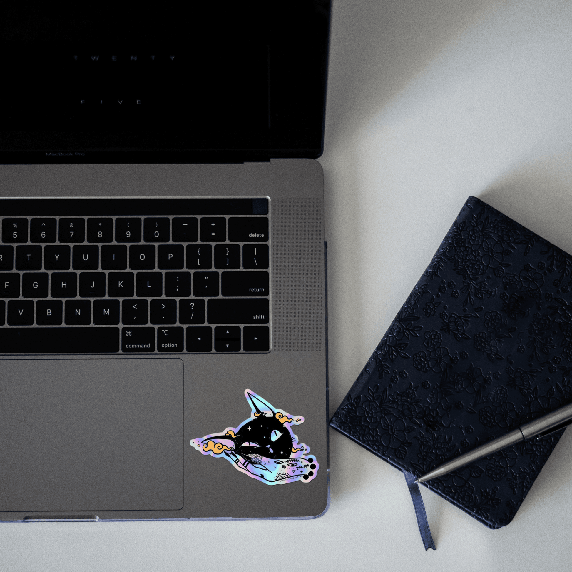 Squish Cat Head Sticker - sticckiz.com