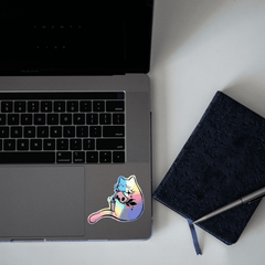 Cat Cute Sticker - sticckiz.com
