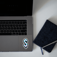Drippy 'S' Sticker - sticckiz.com