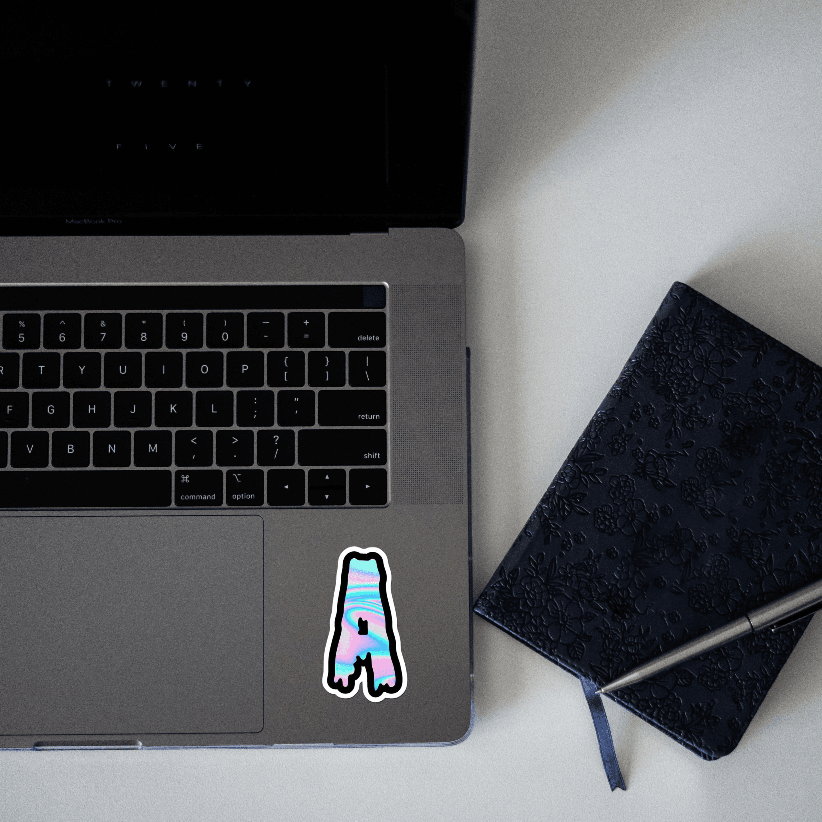 Drippy 'A' Sticker - sticckiz.com