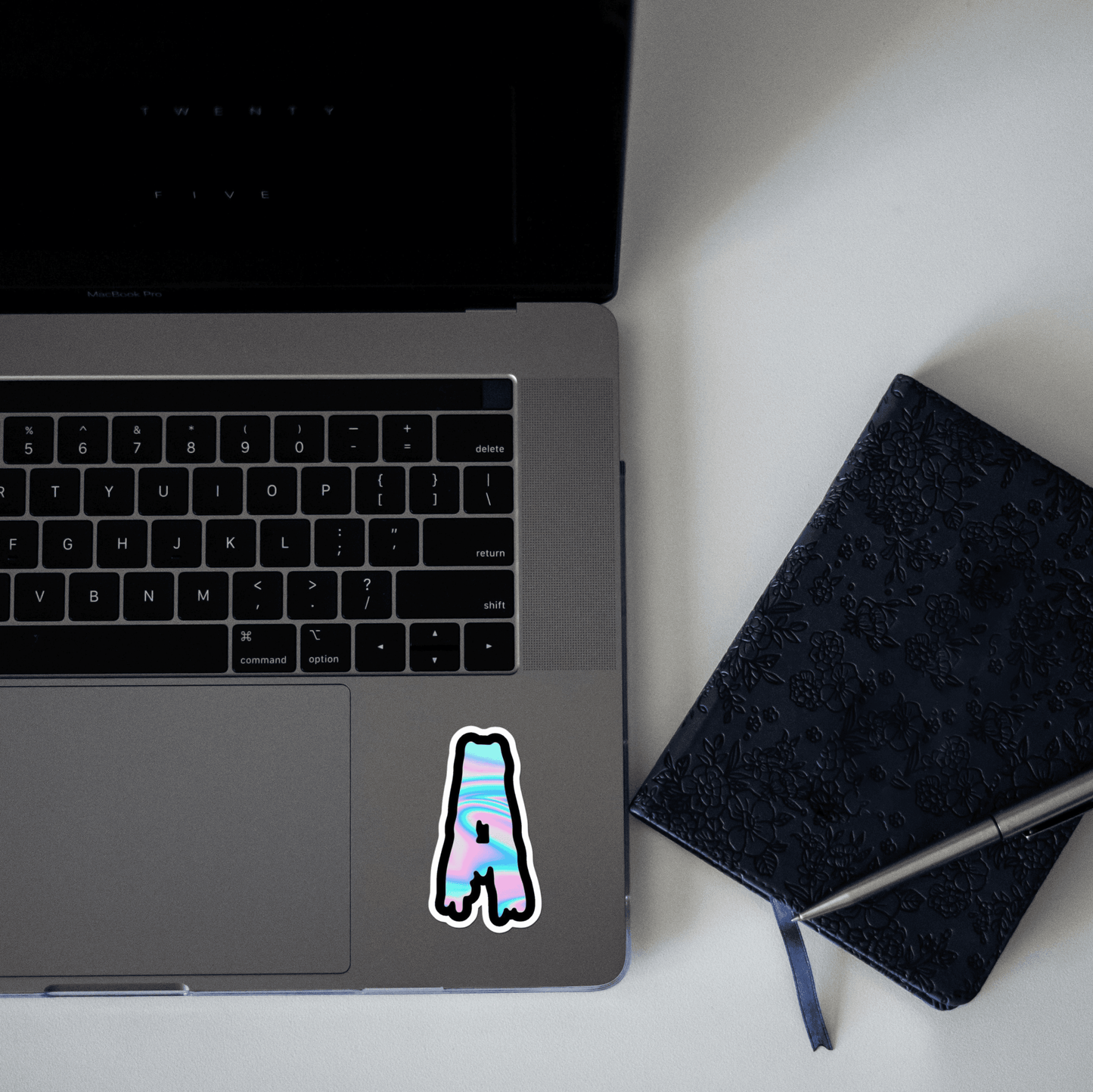 Drippy 'A' Sticker - sticckiz.com