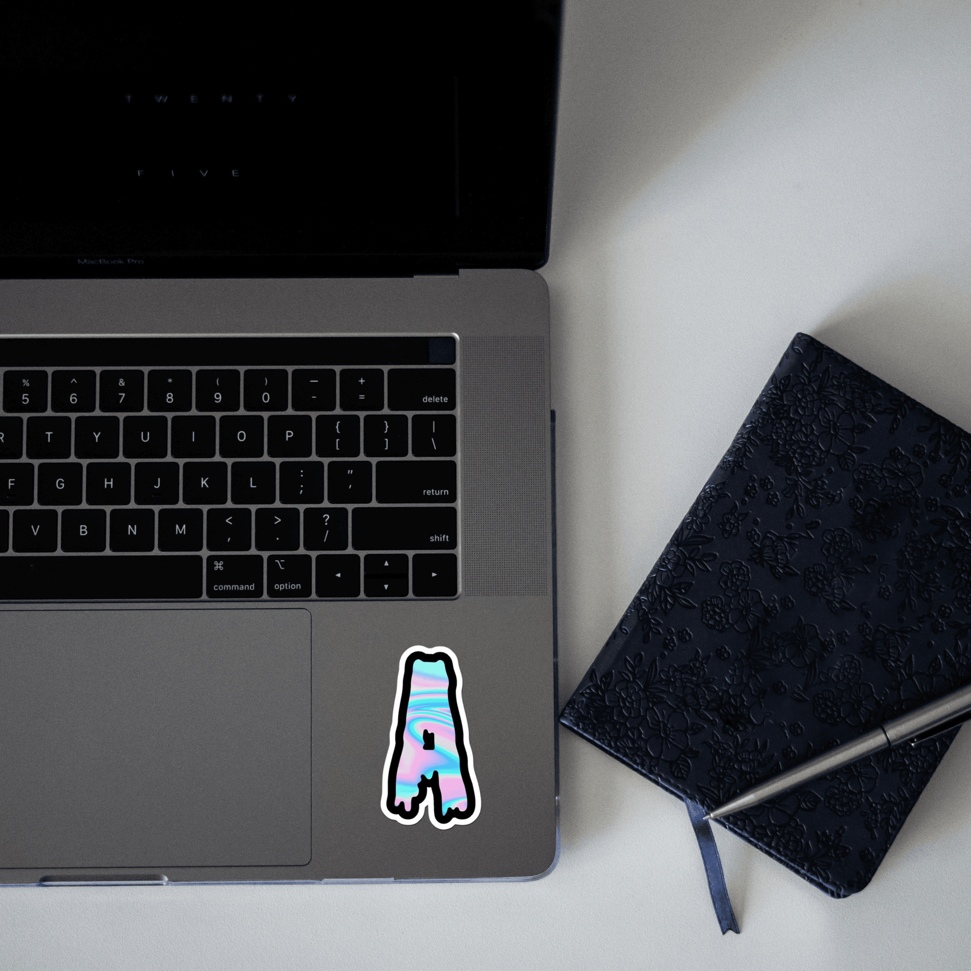 Drippy 'A' Sticker - sticckiz.com