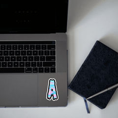 Drippy 'A' Sticker - sticckiz.com
