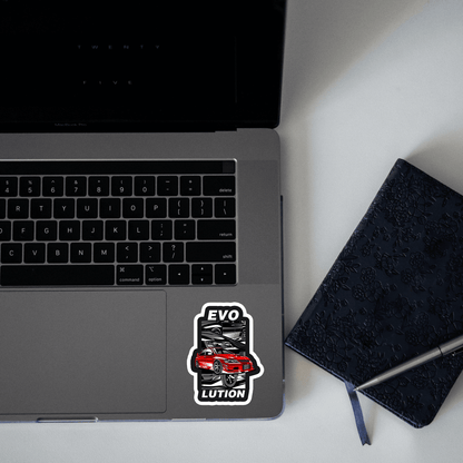 Car Automotive Evolution Sticker - sticckiz.com