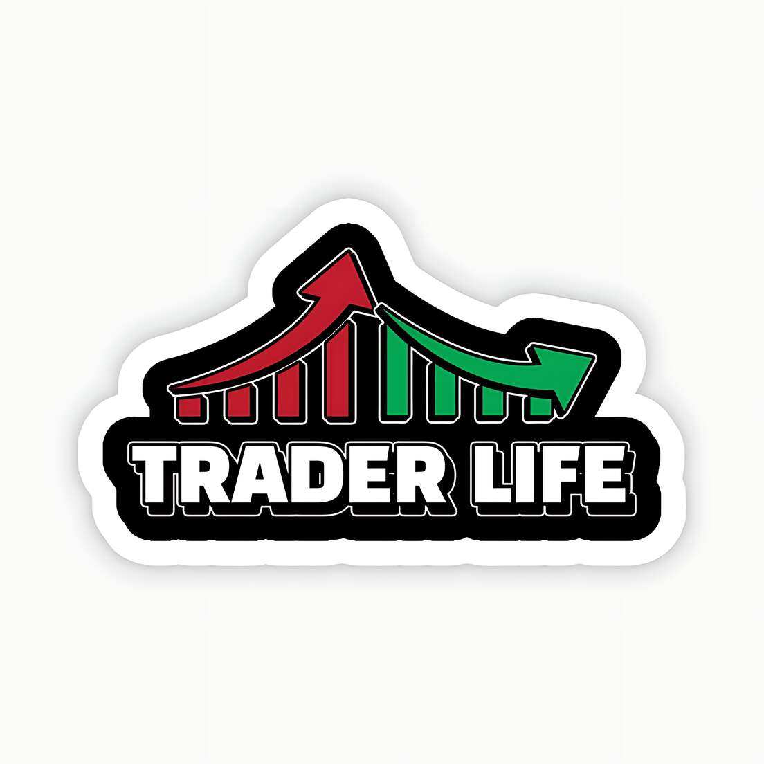 Trader Life Sticker - sticckiz.com