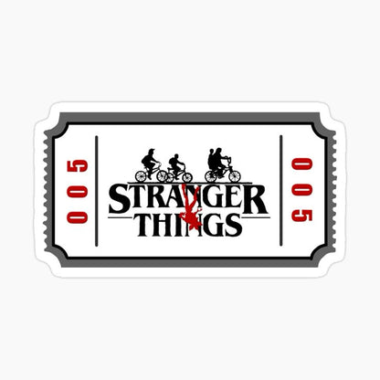 Stranger Things - Eintrittskarte Sticker