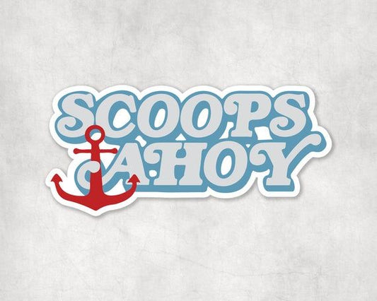 Stranger Things Scoops Ahoy Dye Cut Sticker