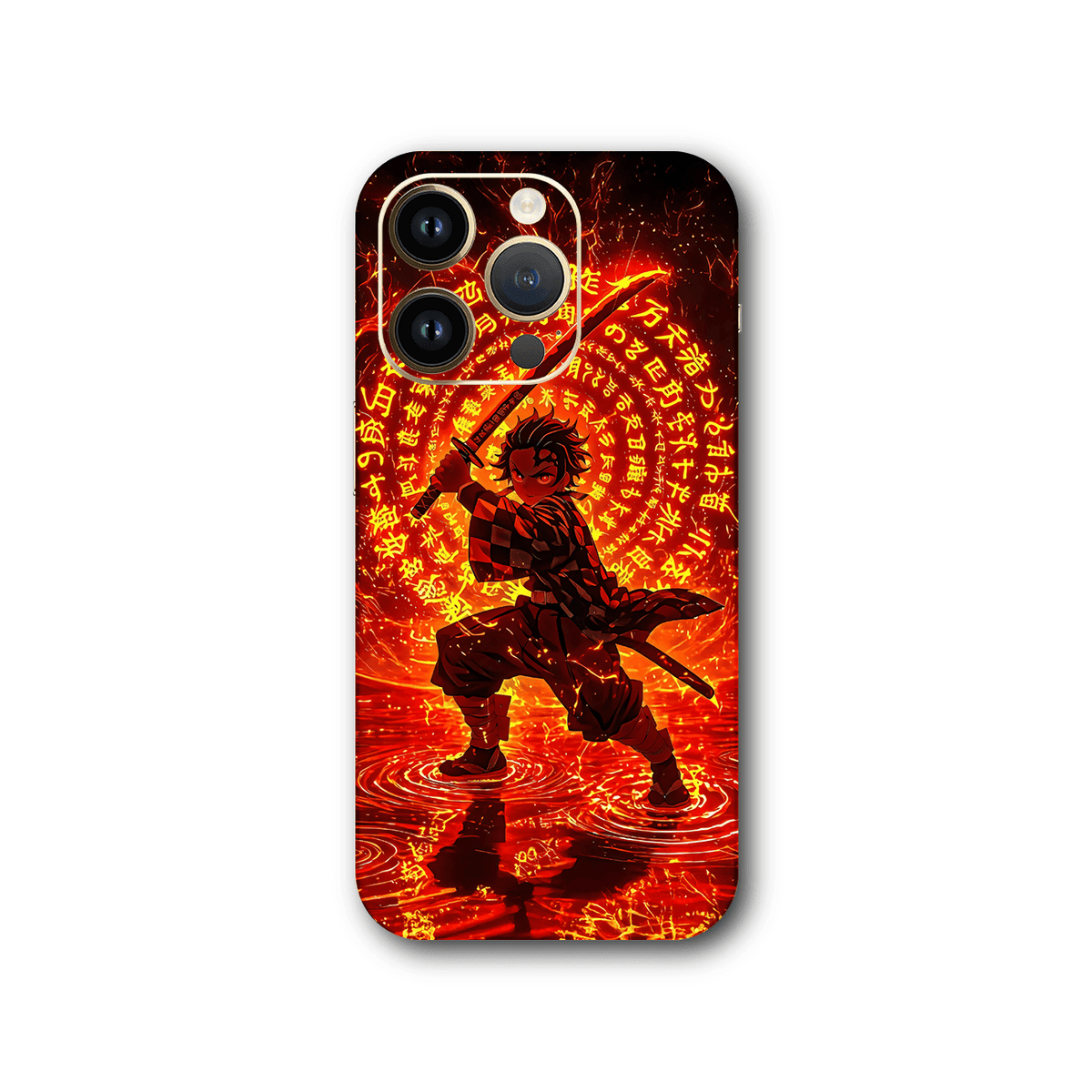 TANJIRO KAMADO CHAKRA EDITION Mobile Skin - sticckiz.com