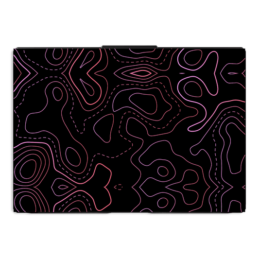 TOPOGRAPHY RED Laptop Skin - sticckiz.com