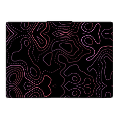 TOPOGRAPHY RED Laptop Skin - sticckiz.com