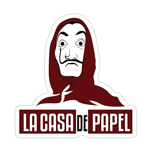 Lacasa de Papel Sticker - sticckiz.com