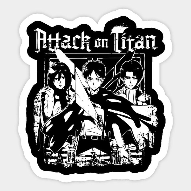 The Trio Sticker Aot Attack On Titan