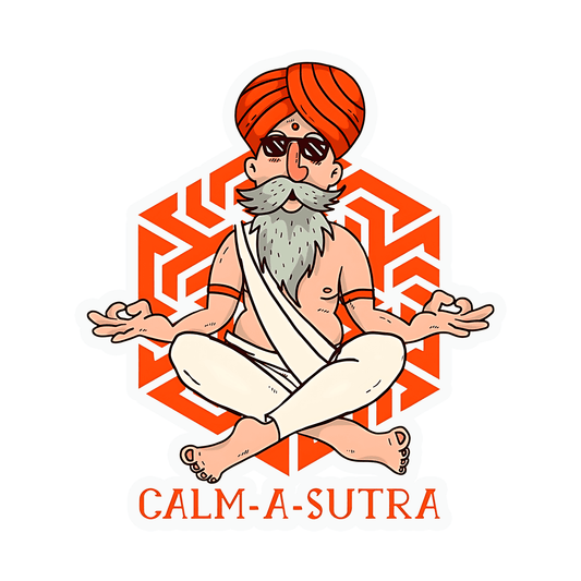 Calm-a-sutra Sticker - sticckiz.com