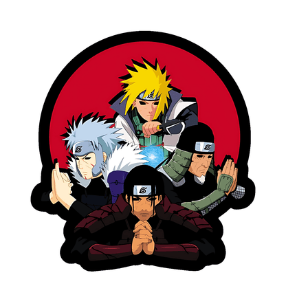 Four Hokage Sticker - sticckiz.com