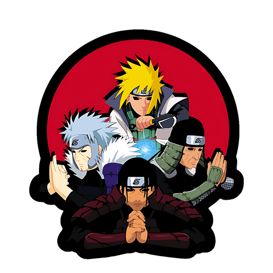 Four Hokage Sticker - sticckiz.com
