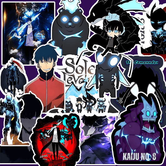 Solo Levelling Stickers ( Pack of 15 ) - sticckiz.com