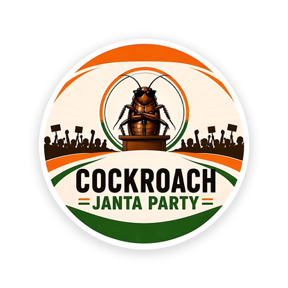 COCKROACH Janta party Sticker