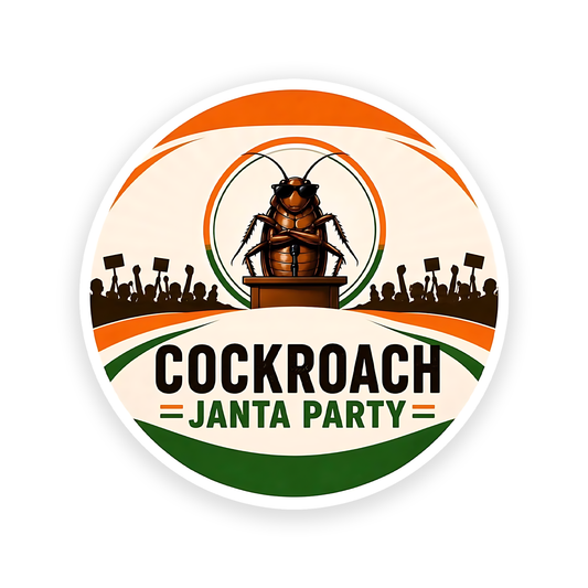 COCKROACH Janta party Sticker