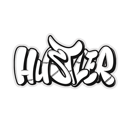 Hustler Sticker - sticckiz.com
