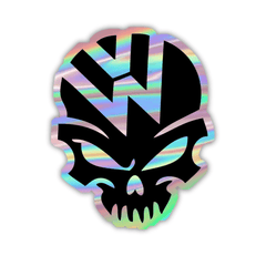 VW Skull Holographic Sticker - sticckiz.com