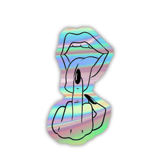 Savage Holographic Sticker - sticckiz.com