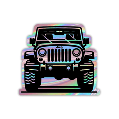 Jeep Holographic Sticker - sticckiz.com