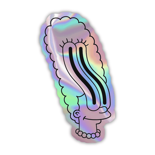 Lisa Simpson holographic Sticker - sticckiz.com