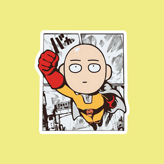 One punch man v2 Sticker - sticckiz.com