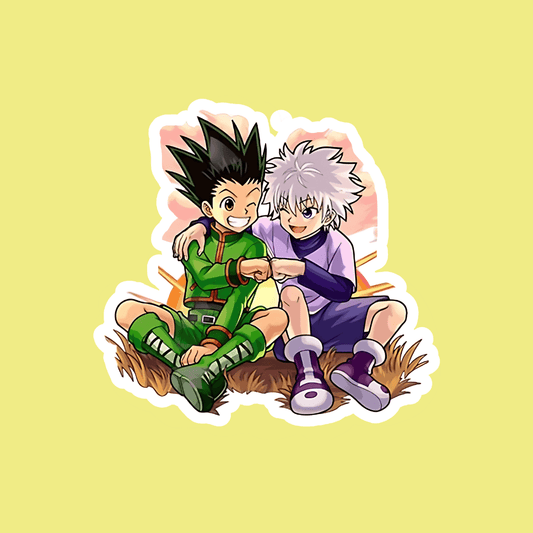 Killua Zodyck & Gon Freecss Friendship sticker - sticckiz.com