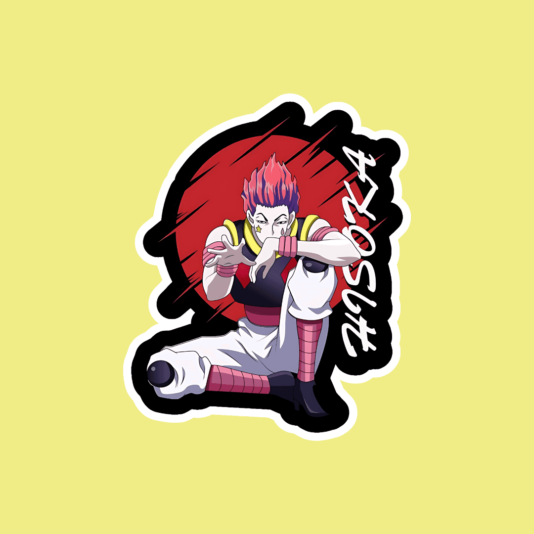 Hisoka from Hunter x Hunter Sticker - sticckiz.com