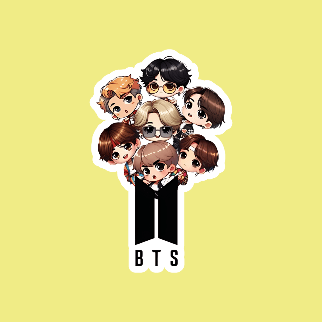 Korean Stars Animated V2 Sticker - sticckiz.com