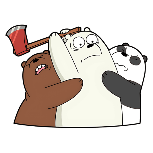 We Bare Bears Sticker - sticckiz.com