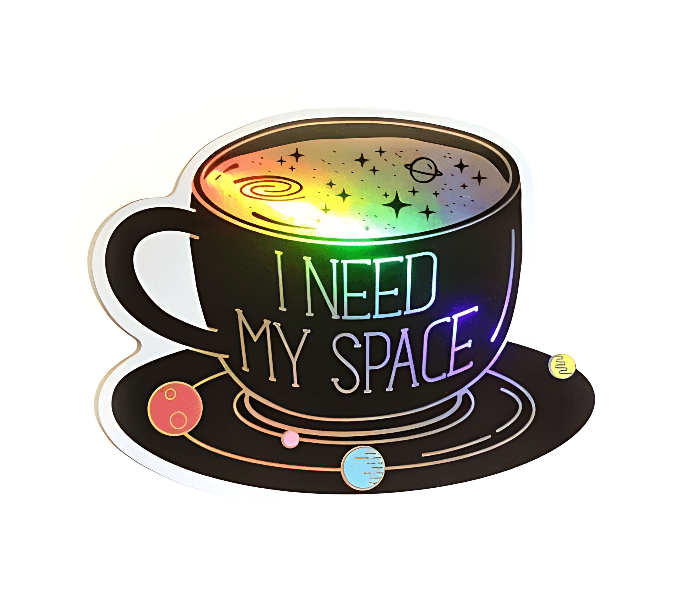 I Need My Space Sticker - sticckiz.com