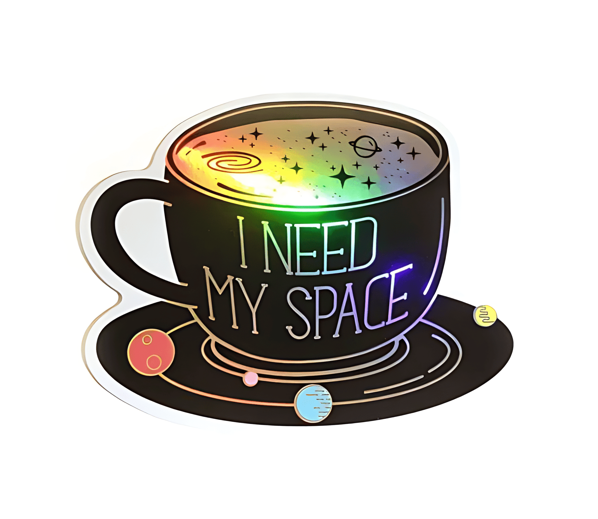 I Need My Space Sticker - sticckiz.com