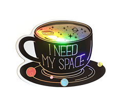 I Need My Space Sticker - sticckiz.com