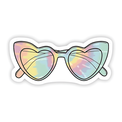 Heart Shape Goggle Sticker - sticckiz.com