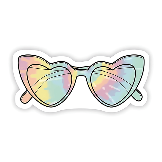 Heart Shape Goggle Sticker - sticckiz.com