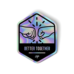 Better Together Sticker - sticckiz.com