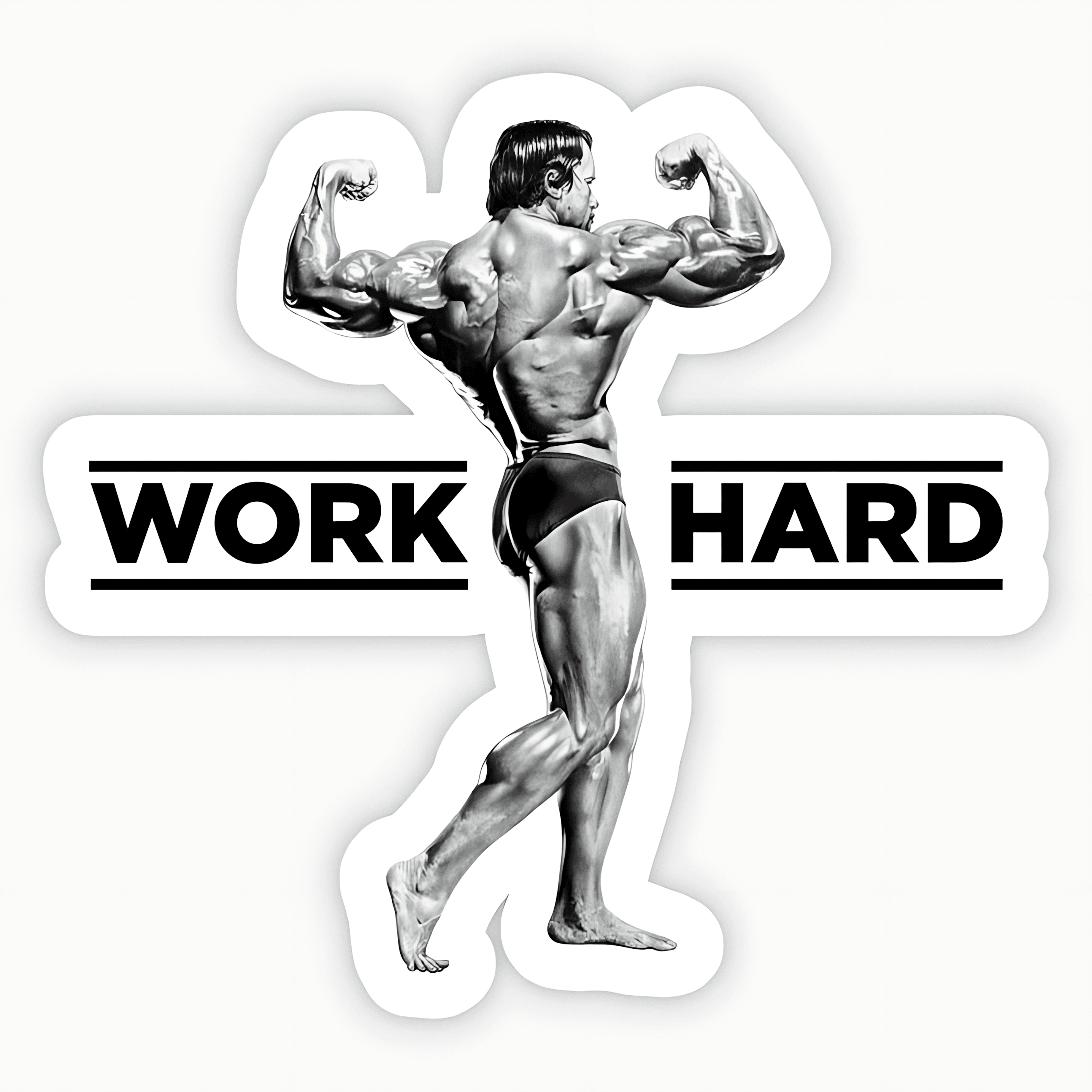 Work Hard Sticker - sticckiz.com
