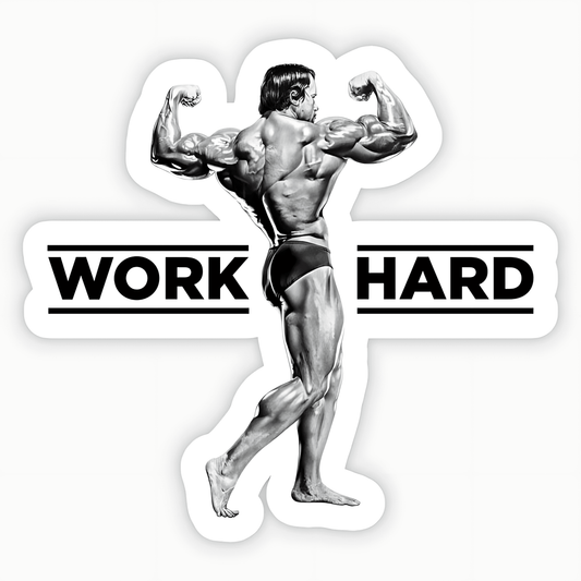 Work Hard Sticker - sticckiz.com