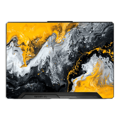 YELLOW WAVE Laptop Skin - sticckiz.com