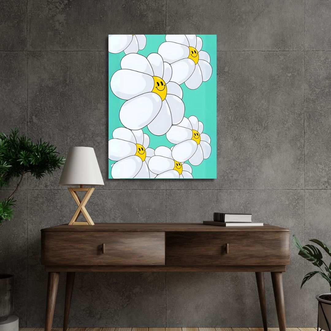 Cartoon Flower Poster - sticckiz.com