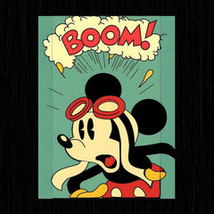 BOOM Mickey Mouse Poster - sticckiz.com