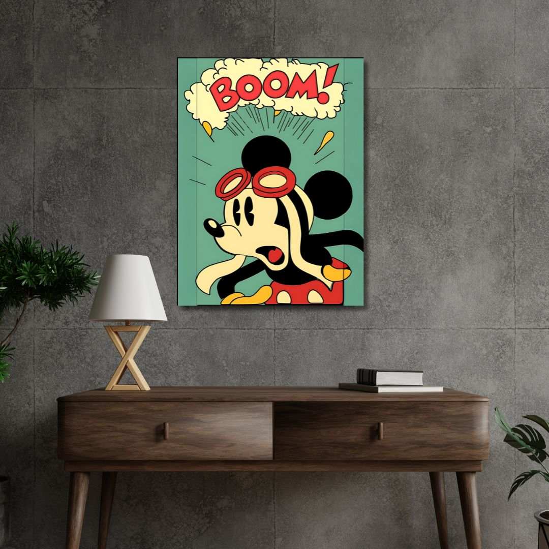 BOOM Mickey Mouse Poster - sticckiz.com