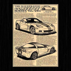 CORVETTE CAR Poster - sticckiz.com