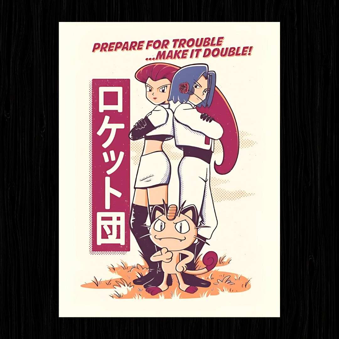 TEAM ROCKET POKEMON Poster - sticckiz.com