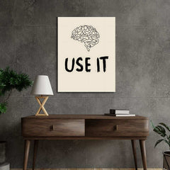 BRAIN USE IT SARCASM Poster - sticckiz.com