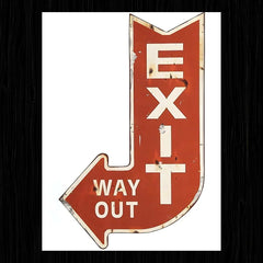 EXIT WAY OUT Poster - sticckiz.com