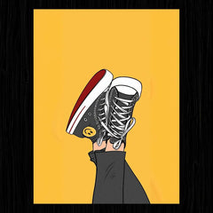 CONVERSE SHOES AESTHETIC Poster - sticckiz.com